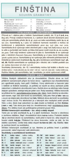 FINŠTINA souhrn gramatiky Miloslav Holman