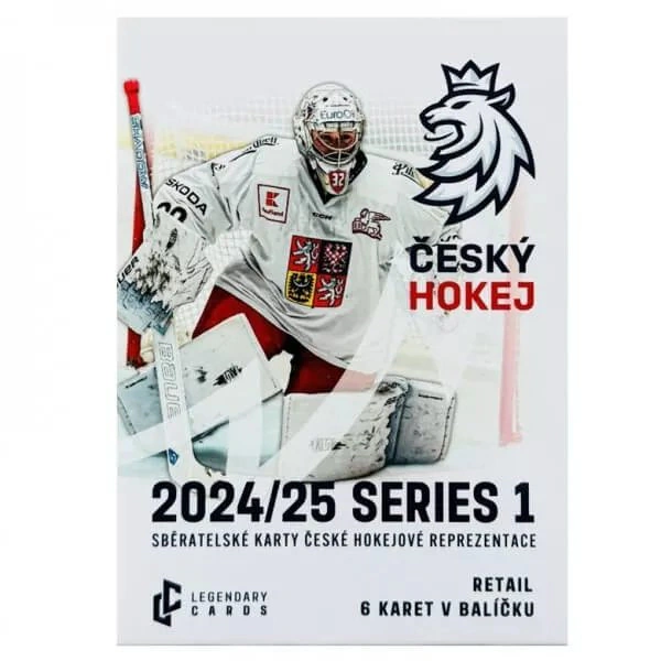 Hokejové Kartičky Český Hokej 2024-25 Series 1 Retail 