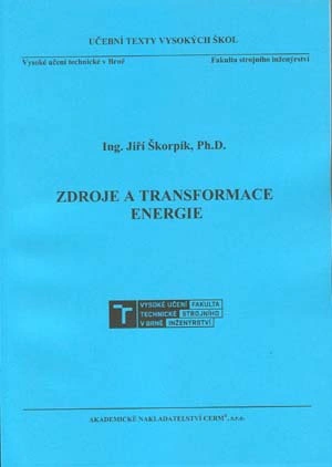 Zdroje a transformace energie Akademické nakladatelství CERM