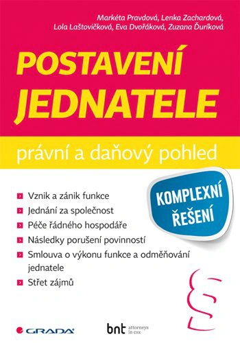 Postavení jednatele Grada