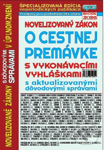Novelizovaný zákon o cestnej premávke 14/2026 Epos
