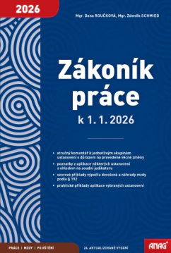 Zákoník práce 2026 – sešit Anag