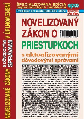 Novelizovaný zákon o priestupkoch 13/2026 Epos
