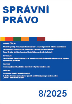 Časopis Správní právo - předplatné Tiskárna ministerstva vnitra