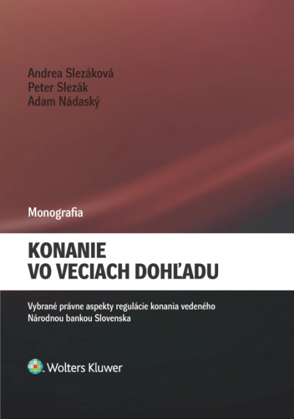 Konanie vo veciach dohľadu Wolters Kluwer SK