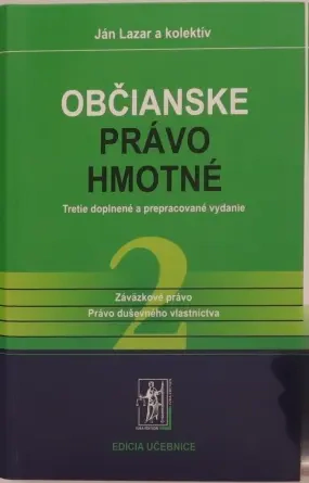 Občianske právo hmotné - 1 a 2. díl, tretie vydanie IURA EDITION