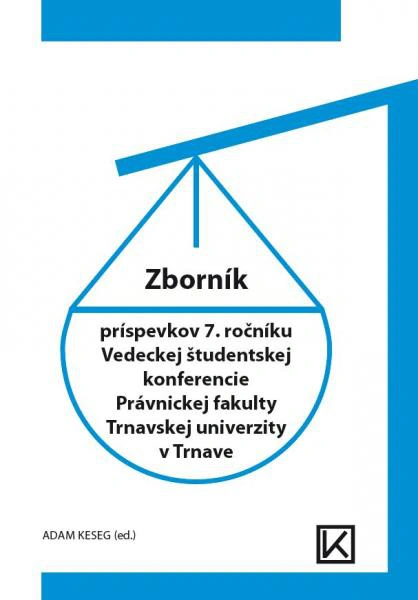 Zborník príspevkov 7. ročníku Vedeckej študentskej konferencie PF TU Trnava Václav Klemm