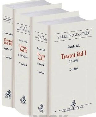 Trestní řád - komentář C.H.Beck Trestní řád - komentář C.H.Beck