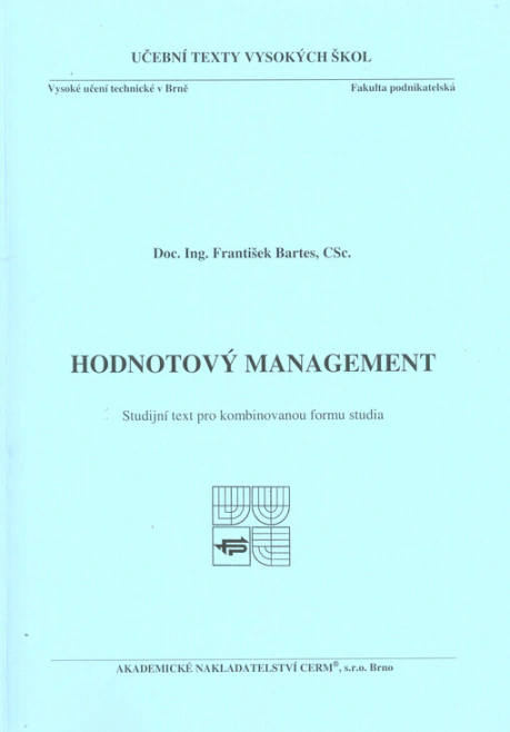 Hodnotový management Akademické nakladatelství CERM