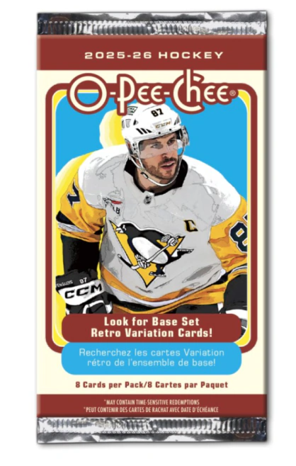Hokejové Kartičky NHL 2025-26 Upper Deck O-Pee-Chee Hockey Blaster 
