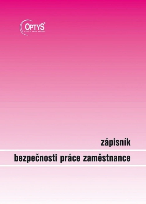 Zápisník bezpečnosti práce zaměstnance 20 listů A5/1221/ OPTYS