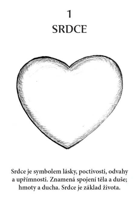 Karty s posvátnými symboly (52 karet + návod) Life Coaching