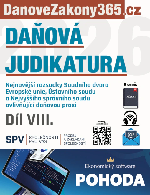 Daňová judikatura (VIII. díl) Newsletter