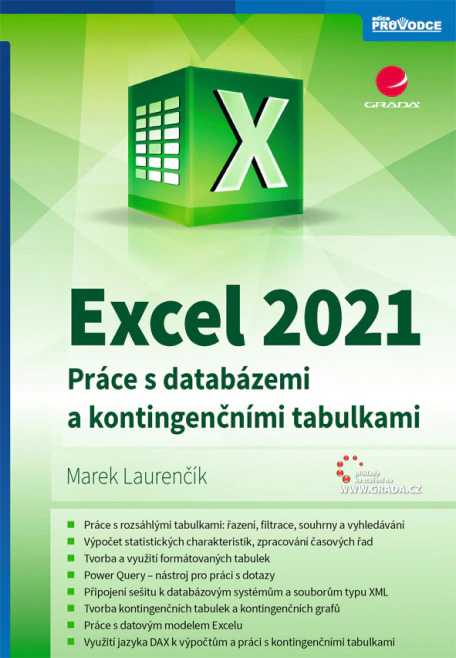Excel 2021. Práce s databázemi a kontingenčními tabulkami Grada
