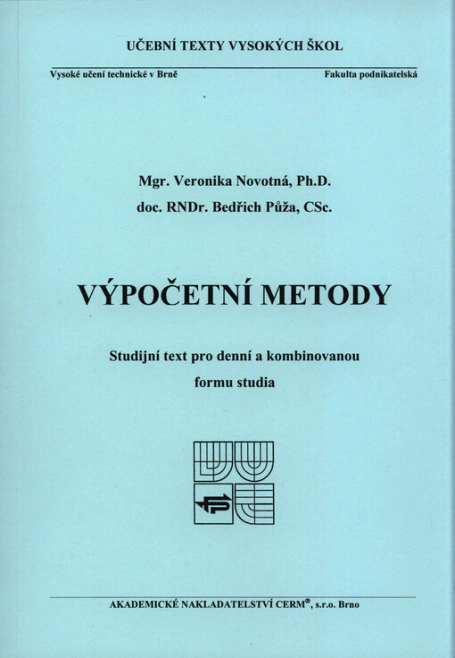 Výpočetní metody Akademické nakladatelství CERM