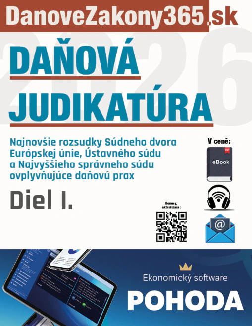 Daňová judikatúra (I. diel) Newsletter
