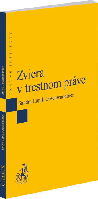 Zviera v trestnom práve C.H.Beck