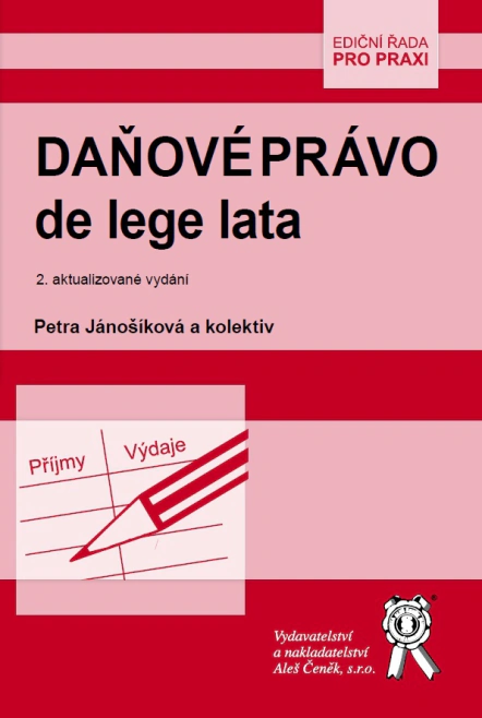 Daňové právo de lege lata Aleš Čeněk s.r.o.