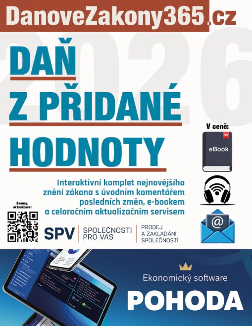 Zákon o dani z přidané hodnoty 2026 s komentářem změn Newsletter