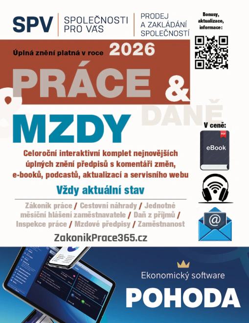 Práce & Mzdy & Daně 2026 Newsletter Práce & Mzdy & Daně 2026 Newsletter