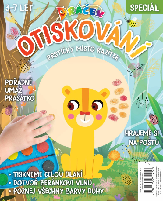 Dráček speciál Otiskování. Prstíčky místo razítek Extra Publishing Dráček speciál Otiskování. Prstíčky místo razítek Extra Publishing